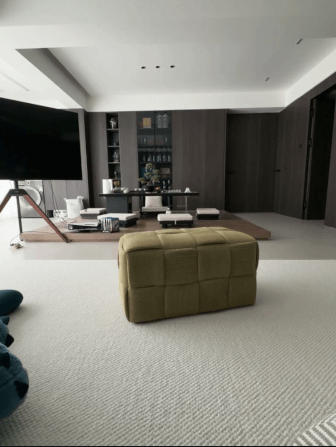 สตูลผ้าลูกฟูก MY DOLLS HOUSE COZY CUBE 70 ซม. สีเขียวใบชา_2